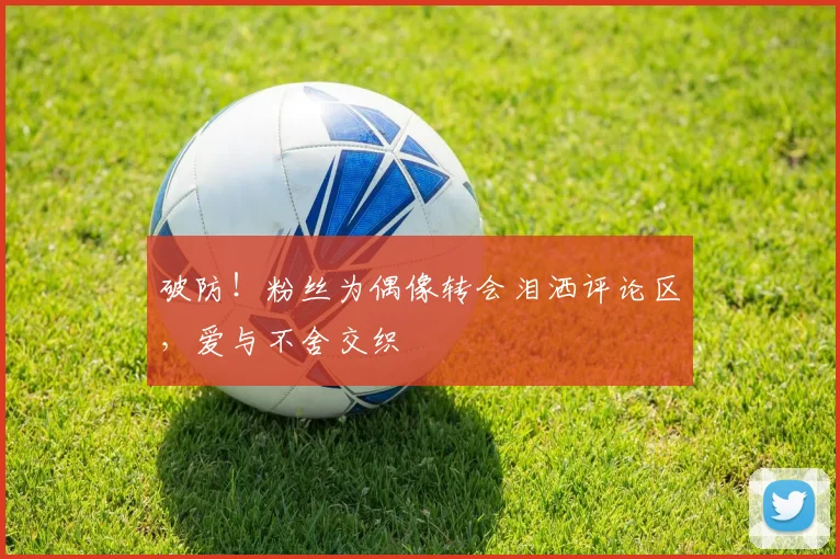 破防!粉丝为偶像转会泪洒评论区,爱与不舍交织